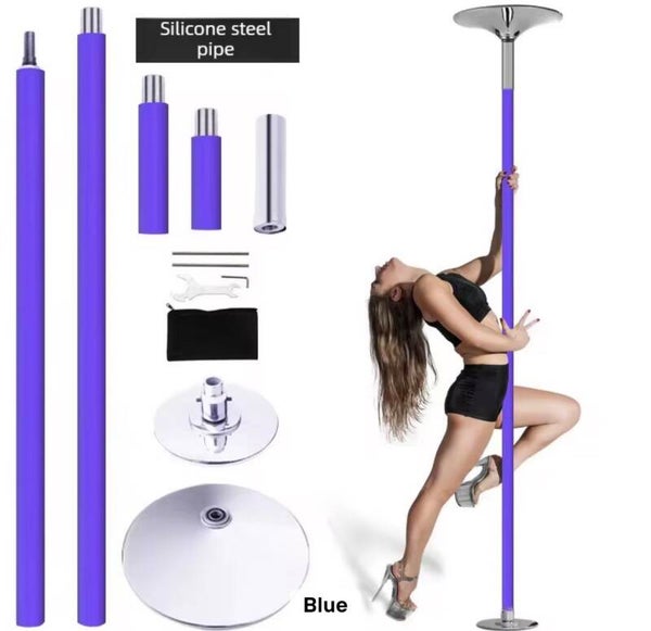 Midnight Ballerina’s Portable 270cm Silicone Dance Pole | Stainless Steel Pole Dancing & Fitness Pole