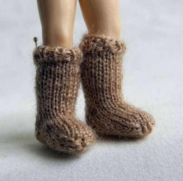 Kinder kniekousen beige - Childrens knee heights beige