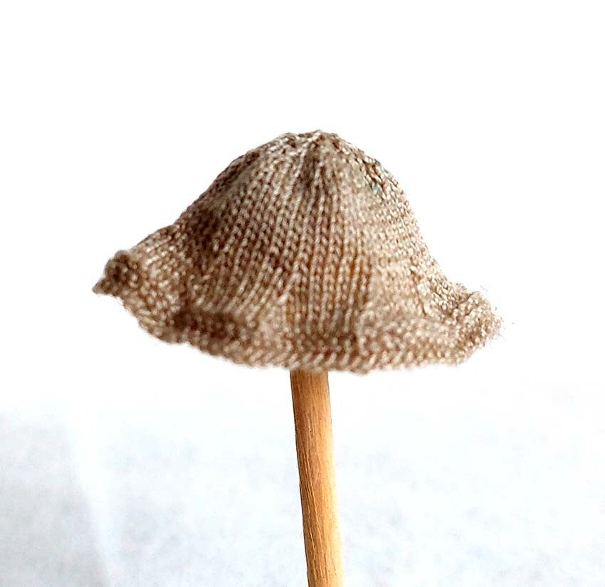 Beige vissershoed - Beige rain hat