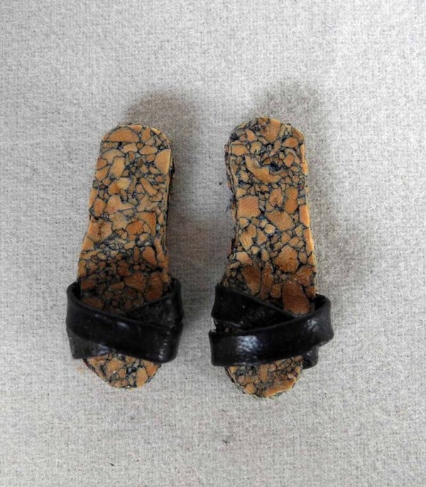 Blauwe dames slipper - Blue ladies slippers