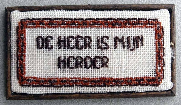 Borduurpatroon De heer is mijn herder - Sorry, only in Dutch