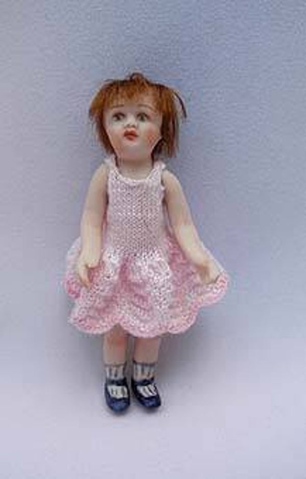 Roze jurkje met bolero - Pink dress with bolero