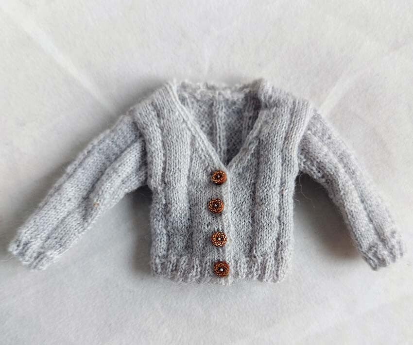 Grijs heren vest - Grey men's cardigan