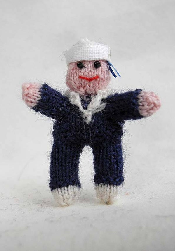 Gebreide matroos - Knitted sailor