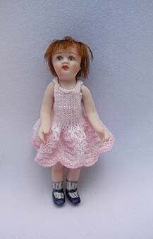 Roze jurkje met bolero - Pink dress with bolero