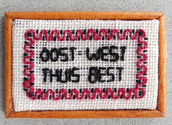 Borduurpatroon Oost west - Sorry, only in Dutch