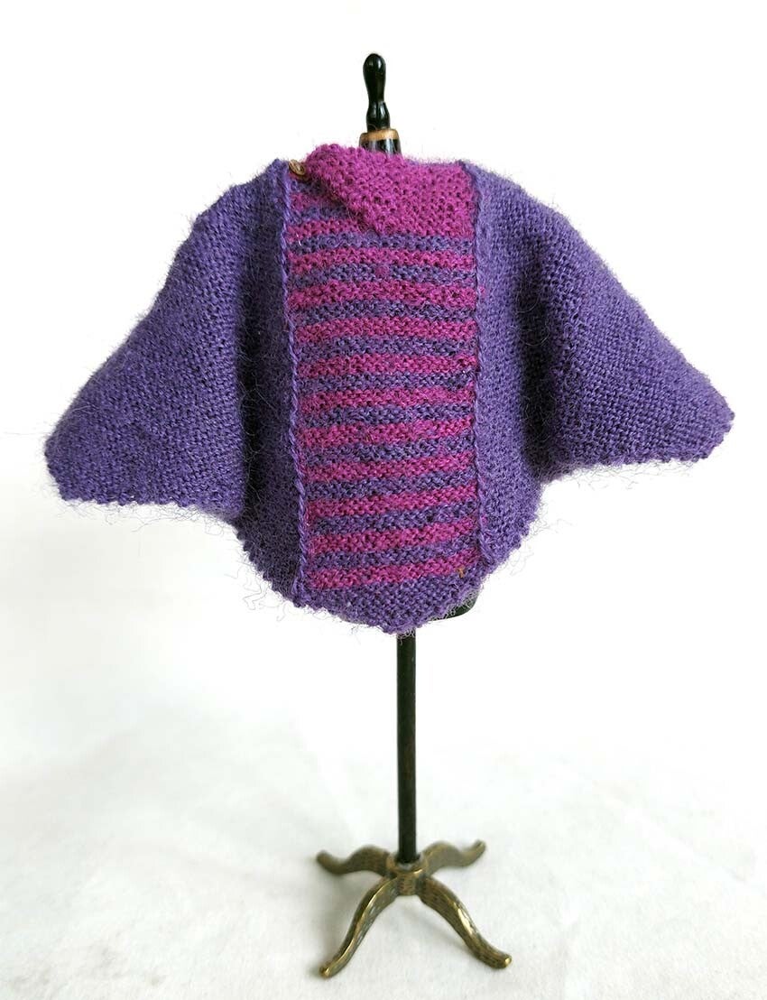 Paarse poncho - Purple cape