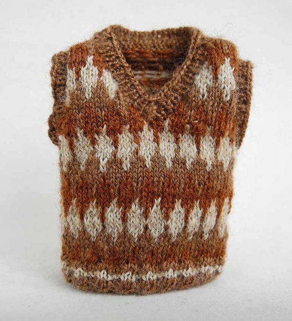 Heren slipover met ruiten - Gent's slipover with diamonds