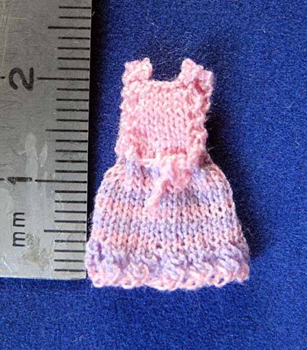 Roze-lila gestreept jurkje - Pink-lilac striped dress 1-48