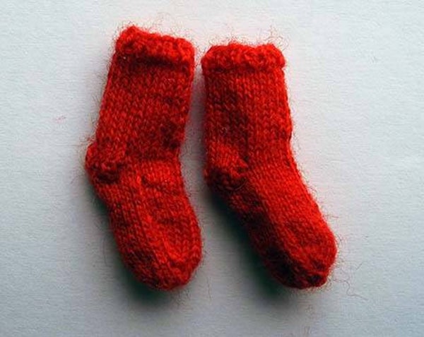 Rode herensokken - Red mens' socks