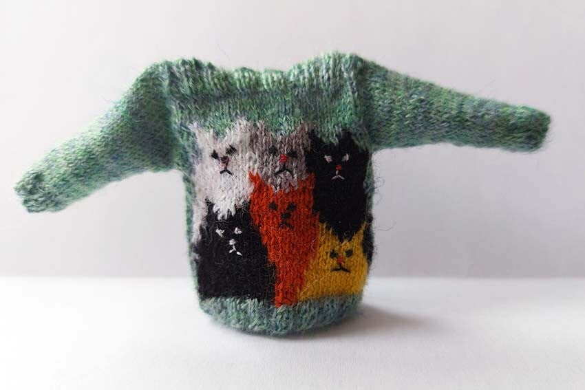 Trui met poezen - Jumper with cats