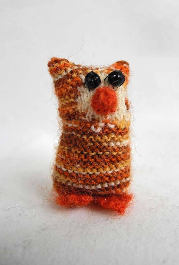 Gebreide uil - Knitted owl