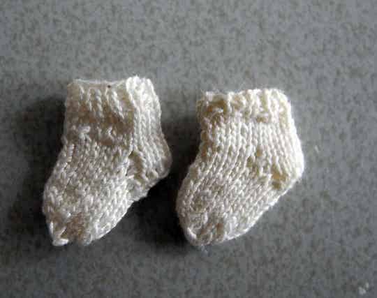 Witte katoenen kindersokken - White cotton childrens socks