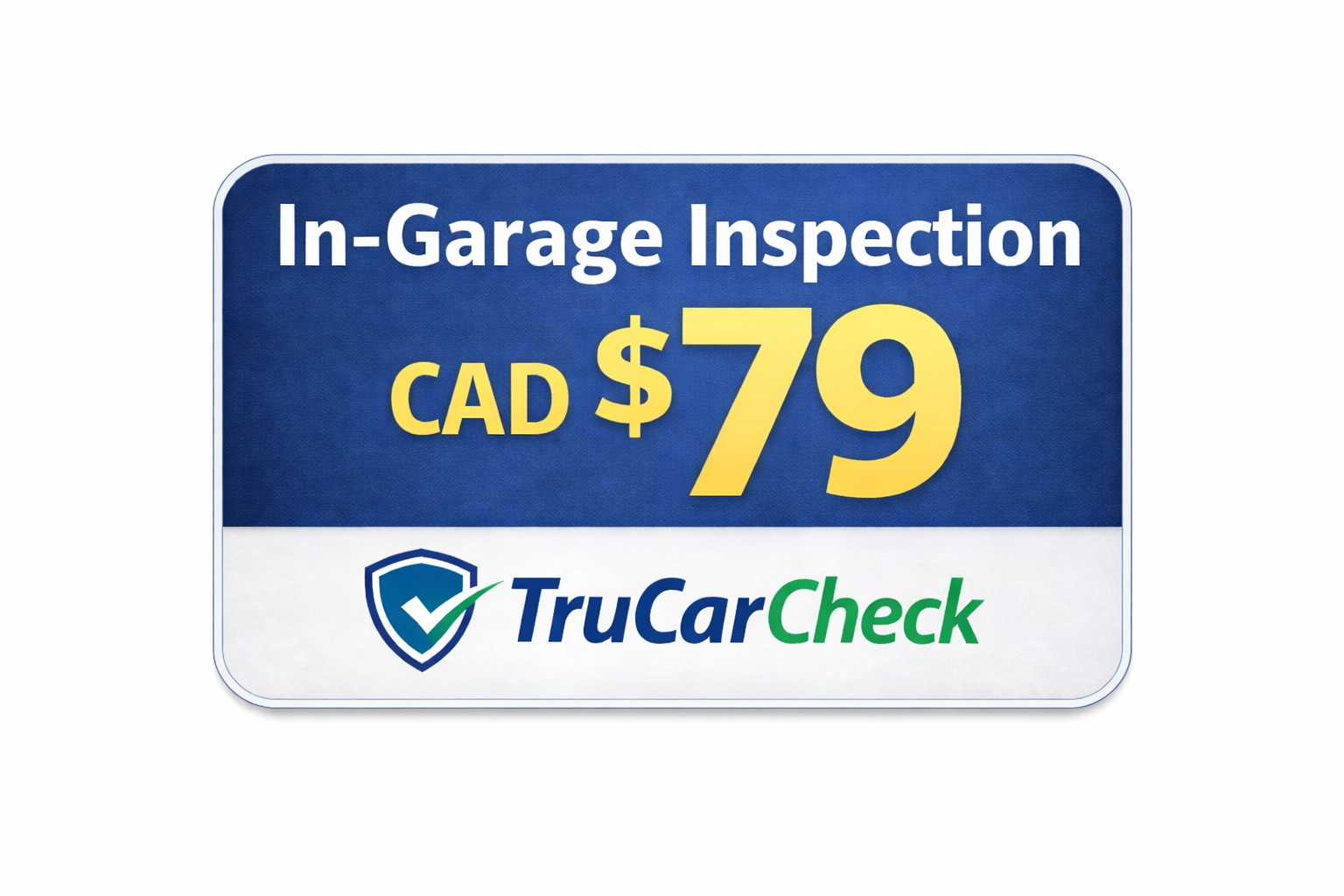 in-Garage Inspection