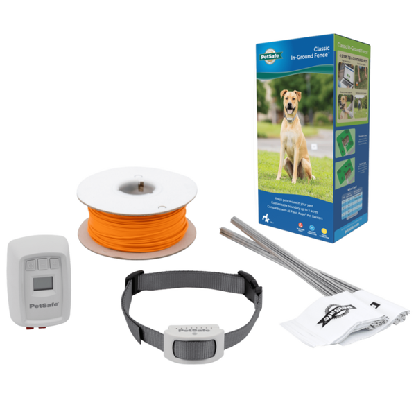 PETSAFE CLOTURE A FIL 'CLASSIC' - ECRAN LED! RECHARGEABLE - PIG19-17478
