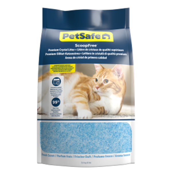 PETSAFE LITIERE CRYSTAL PREMIUM - BLUE 4KG PAC59-17928
