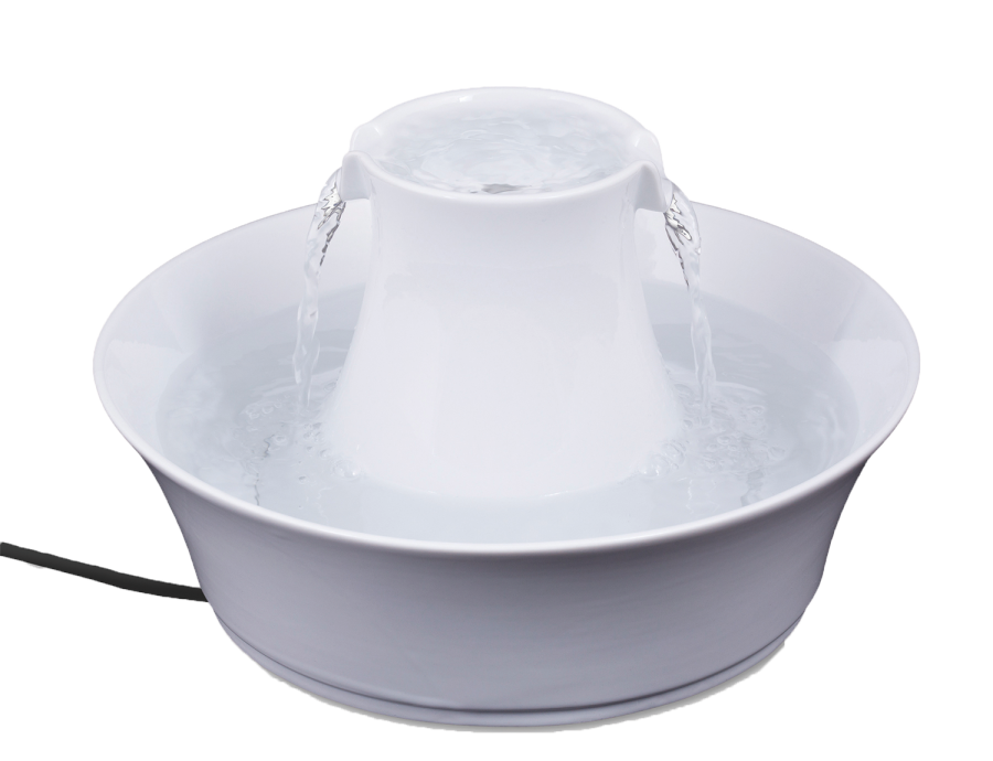 PETSAFE FONTAINE AVALON CERAMIQUE BLANCHE 2L AVALON-EU-45
