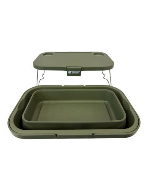 HOLDCARP SEAU ET TABLE PLIABLES 2 EN 1