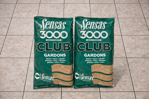 SENSAS LOT DE 6 AMORCES SENSAS CLUB 3000 GARDONS