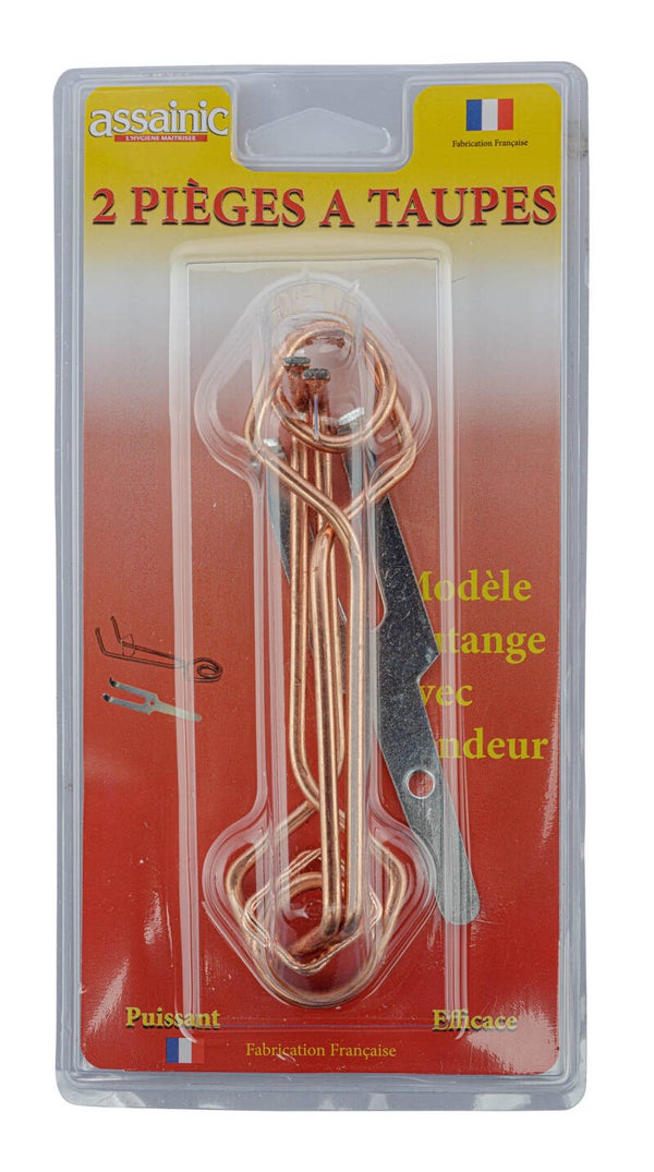 ASSAINIC EA PIEGES A TAUPES MODELE PUTANGE AVEC TENDEUR - LOT DE 2
