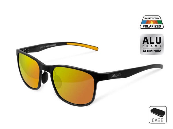 SK LUNETTES POLARISANTES SG BLACK VERRE ORANGE