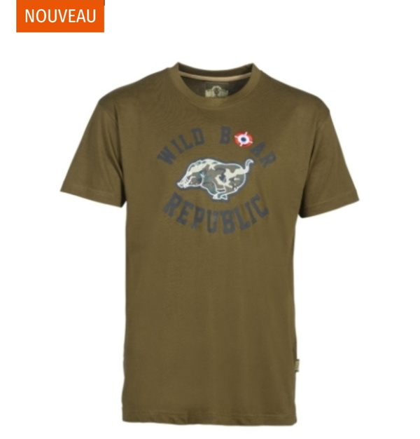PERCUSSION LIGNE T- SHIRT WILD BOAR REPUBLIC ENFANT
