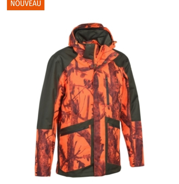 PERCUSSION LIGNE VESTE PREDATOR EVO GHOSTCAMO BLAZE&BLACK