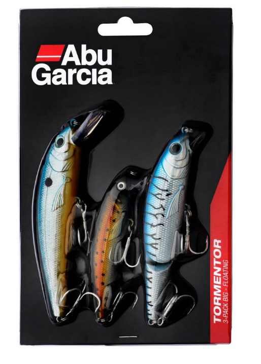 ABU GARCIA KIT DE LEURRES TORMENTOR BIG 3 PACK