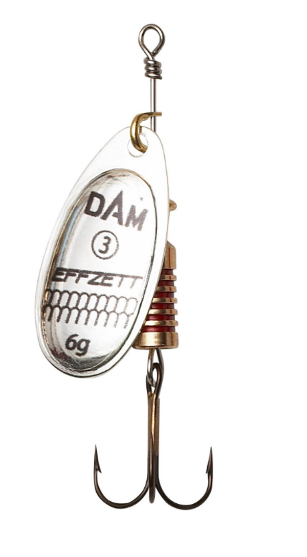 DAM CUILLERE SPINNER STANDARD TAILLE 3 6G ARGENT COULANT