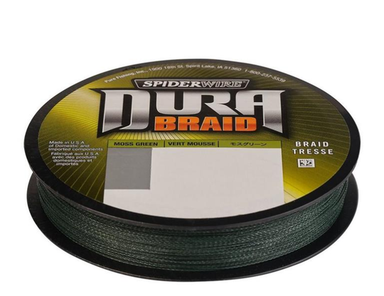 SPIDERWIRE TRESSE DURA BRAID MOSTGREEN 275M