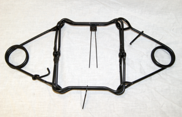 MCL R PIEGE EN X 16X16 ZINGUE NOIR