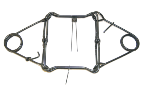 MCL R PIEGE EN X 21X21 ZINGUE NOIR