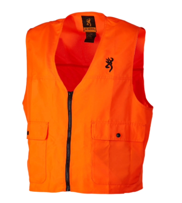 BROWNING GILET DE SECURITE TRACKER ONE ORANGE FLUO
