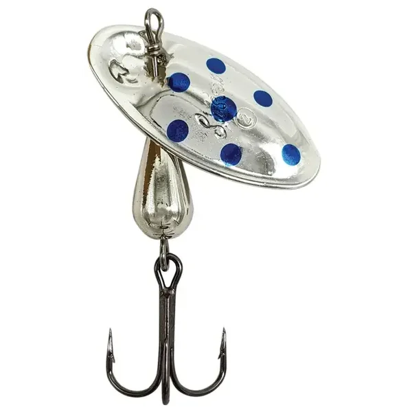 SUISSEX CUILLER CICADA ARGT PTS BLEUS (BLISTER 1 PC)