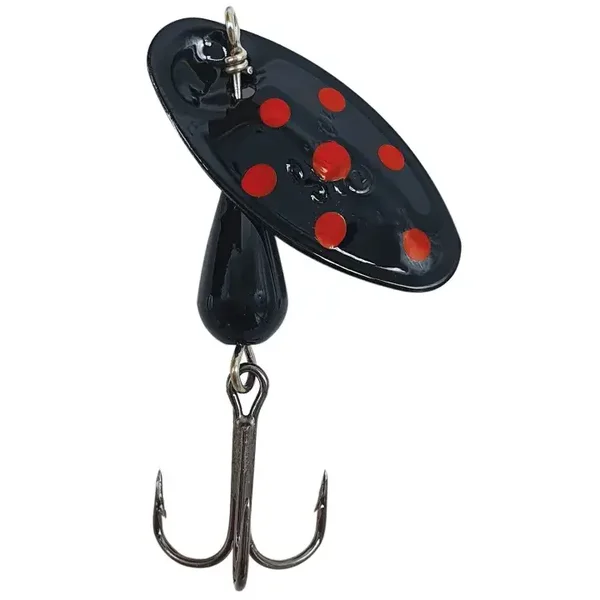 SUISSEX CUILLER CICADA NOIR PTS RGES FLUO (BLISTER 1 PC)