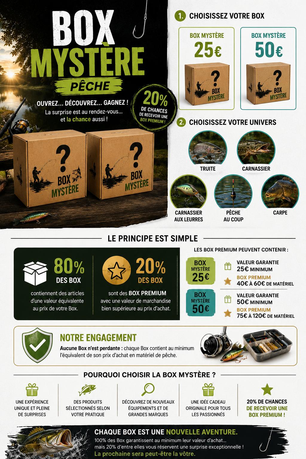 BOX MYSTÈRE PÊCHE