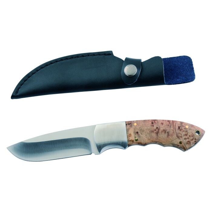 JANUEL COUTEAU MANCHE EN BOIS DE RONCE LAME DE 10CM