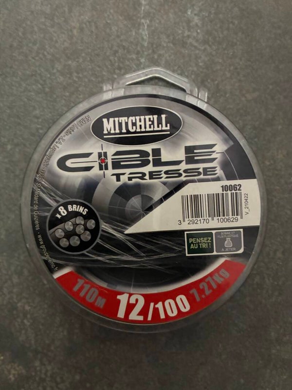 MITCHELL TRESSE 8 BRINS GRISE 110M 12/100 7,27KG