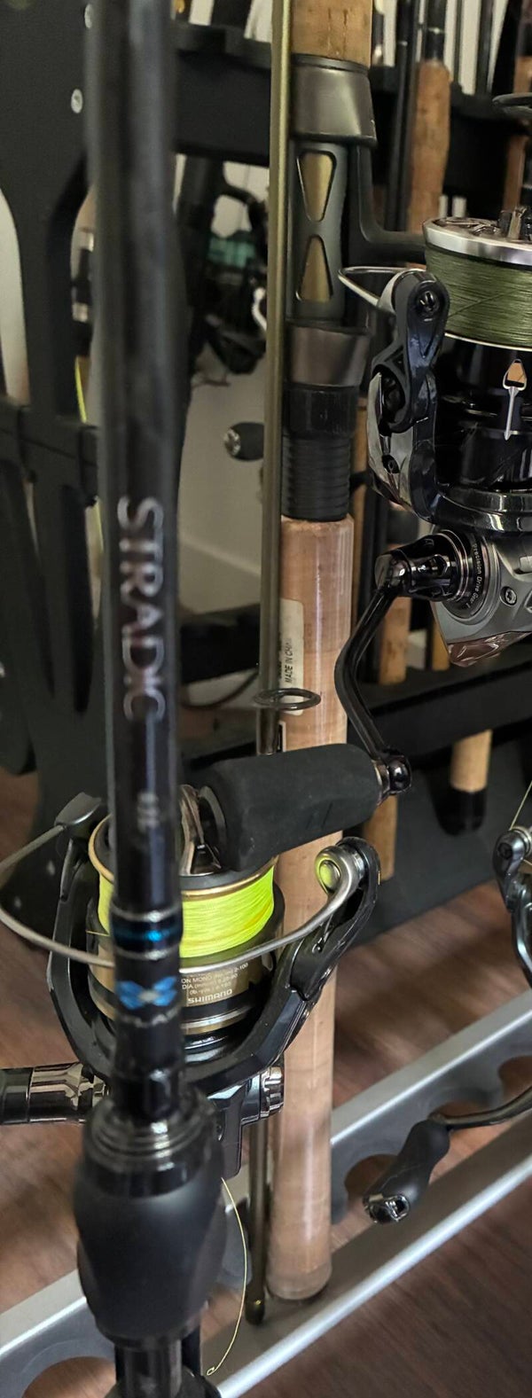 ENSEMBLE SPINNING CANNE STRADIC 190CM 3-15G AVEC SHIMANO ULTEGRA 1000