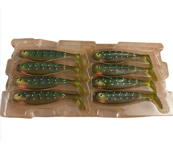 GUNKI LEURRE SOUPLE G’BUMP GHOST 10,5CM UV RED PERCH