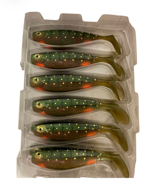GUNKI LEURRE SOUPLE G’BUMP 140 14CM UV RED PERCH