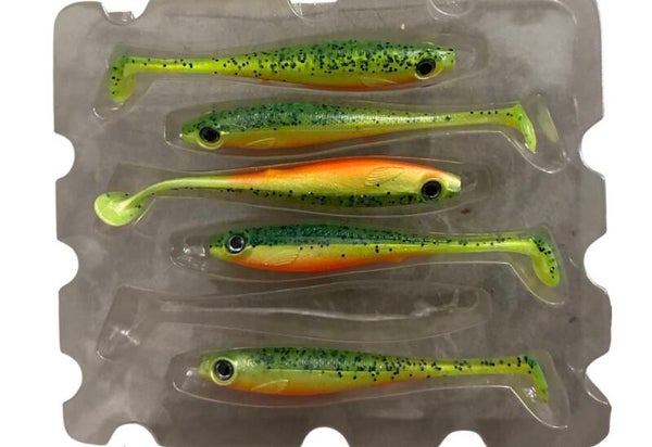 SPRO LEURRE SOUPLE POP EYE UV FLAMINGO 10CM CHARTREUSE