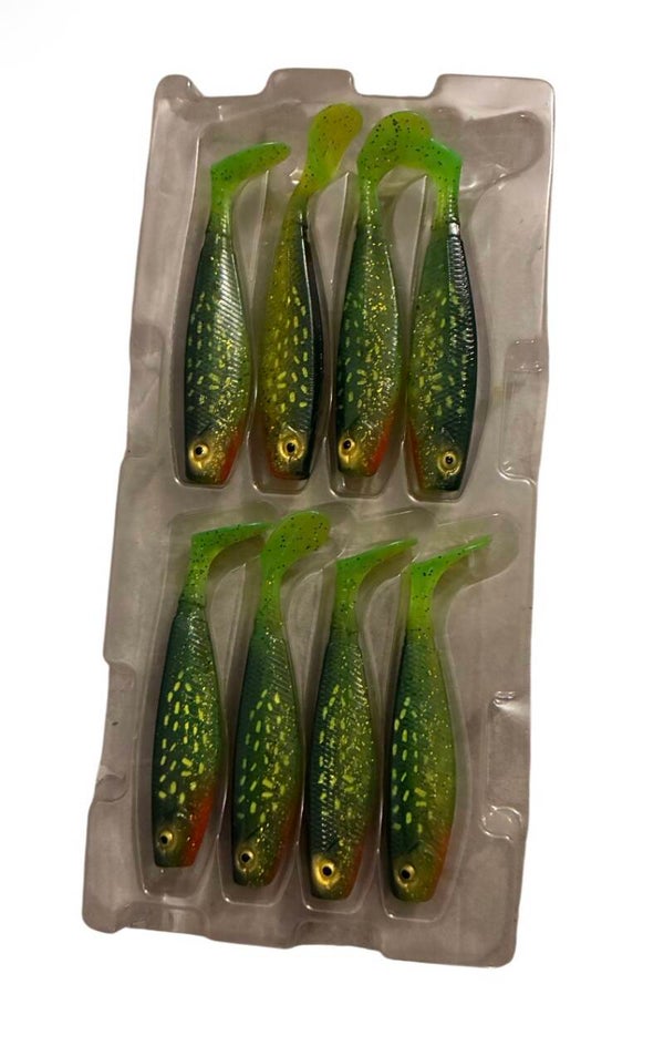 GUNKI LEURRE SOUPLE G’BUMP GHOST 10,5CM VERT PAILLETTE