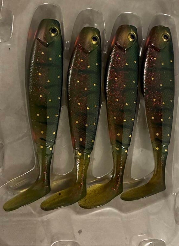 GUNKI LEURRE SOUPLE G’BUMP GHOST 170 17CM UV RED PERCH