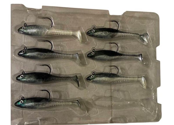 GUNKI LEURRE SOUPLE GRUB FREE 9CM NATURAL GREY