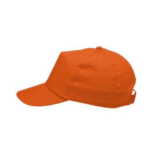 CASQUETTE UNI ORANGE FONCE