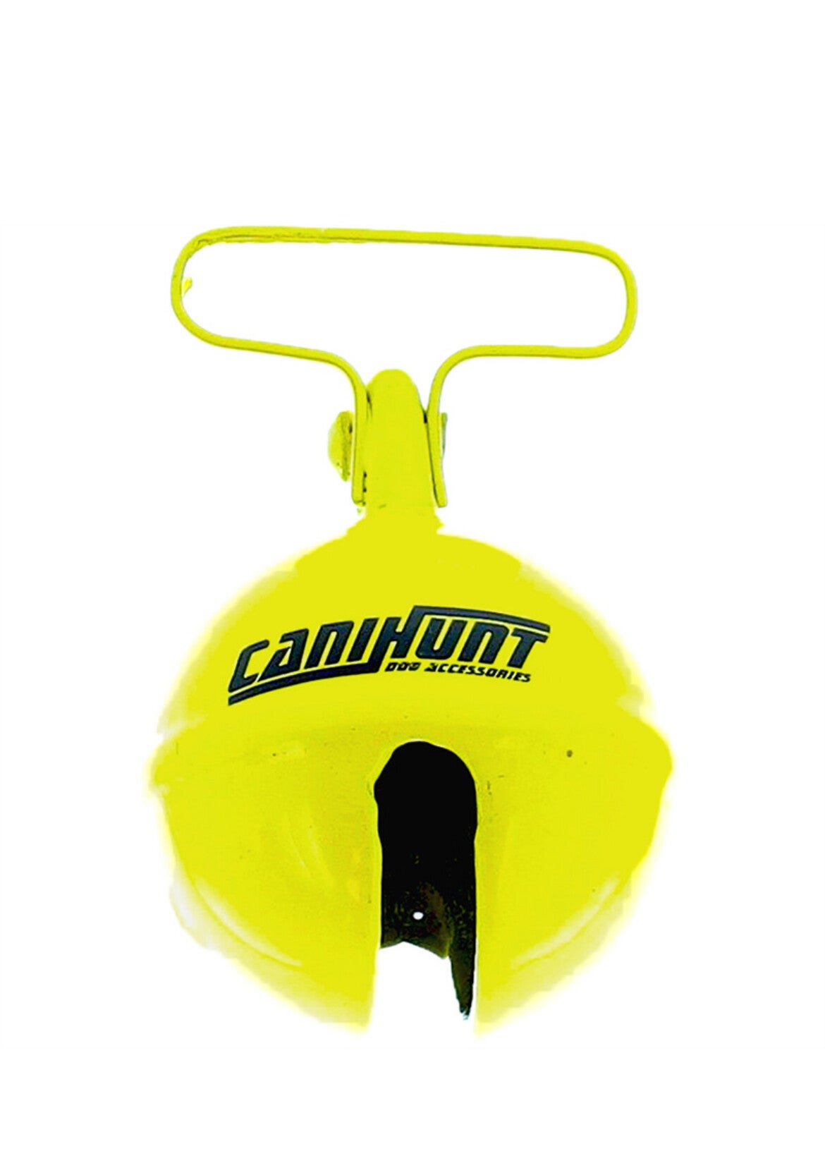 CANIHUNT CLOCHE GRELOT D3,3cm JAUNE PASSANT COLLIER DE 25 mm