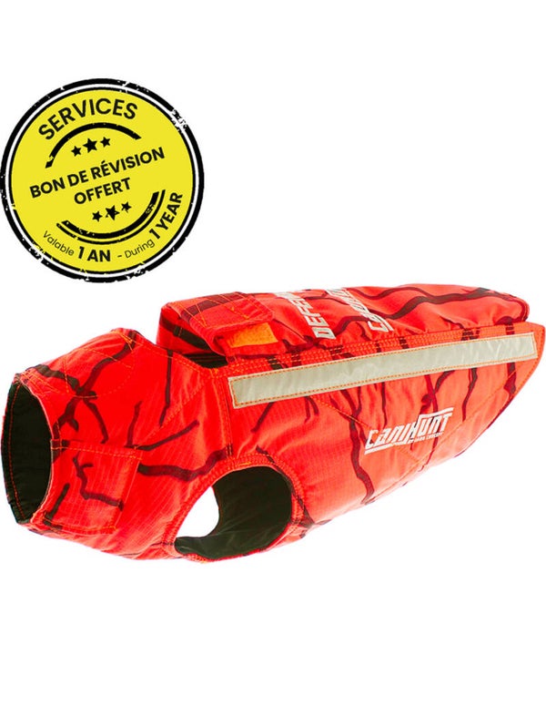 CANIHUNT GILET DE PROTECTION CANIHUNT DEFENDER 2.0 ORANGE CAMO