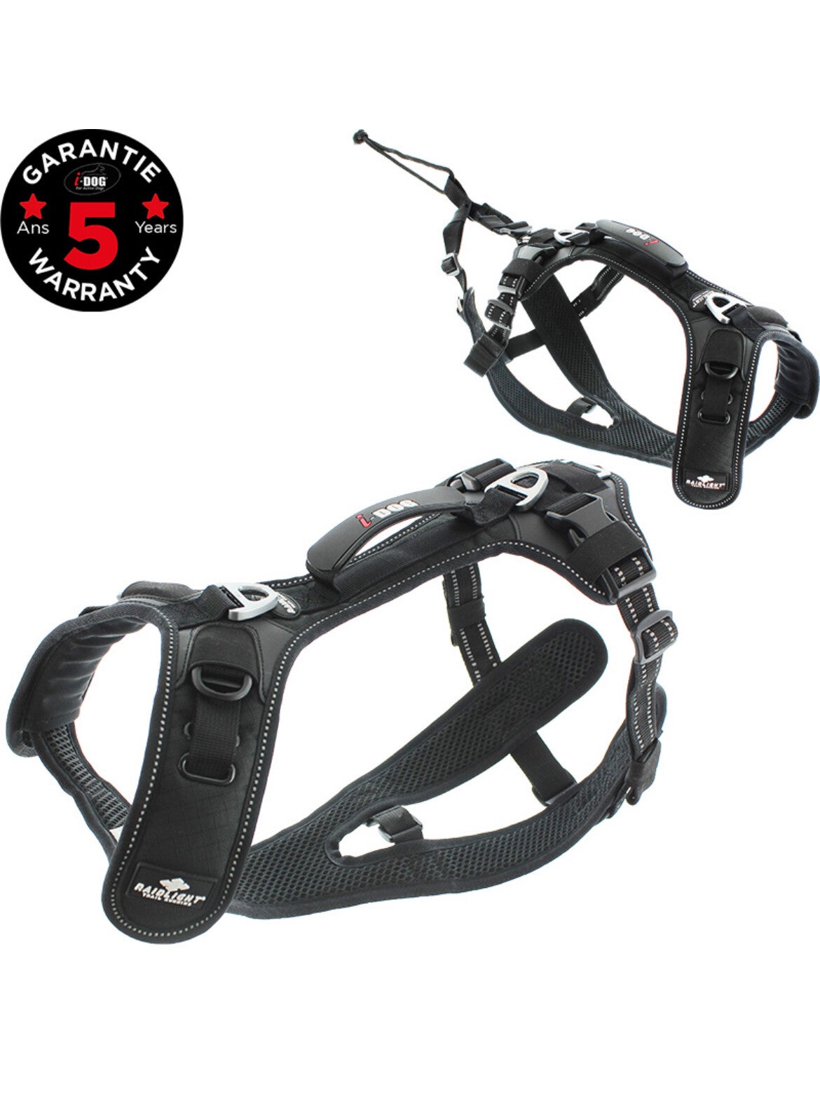 CANIHUNT HARNAIS I-DOG gamme RAIDLIGHT CANI-TRAIL