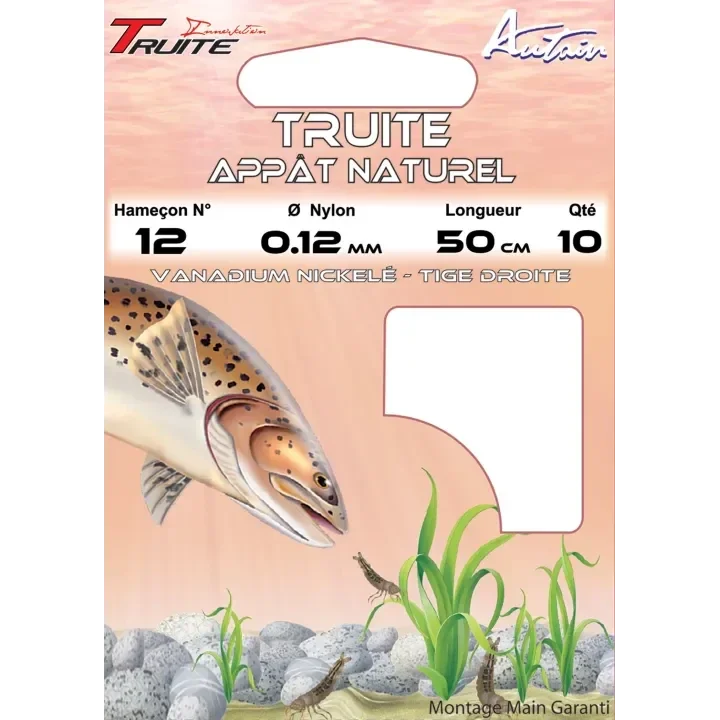 AUTAIN CARNET HAMECONS MONTES (x10) VANADIUM NICKELE SP. TRUITE